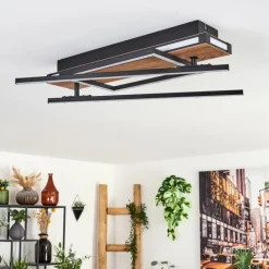 hofstein Sigersvik Plafonnier LED Écru, Noir, 1 lumière