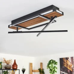 hofstein Sigersvik Plafonnier LED Écru, Noir, 1 lumière