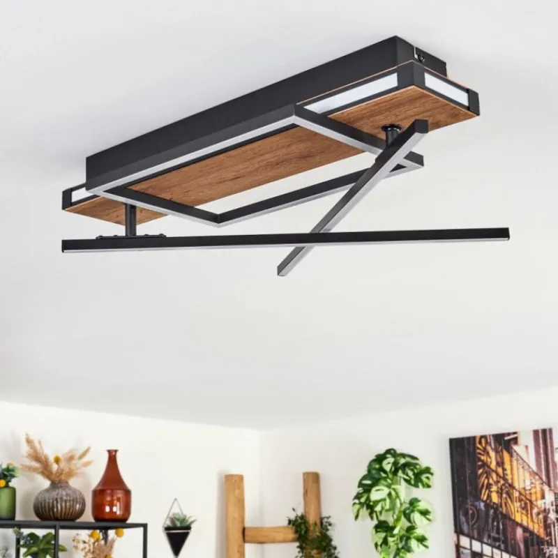 hofstein Sigersvik Plafonnier LED Écru, Noir, 1 lumière