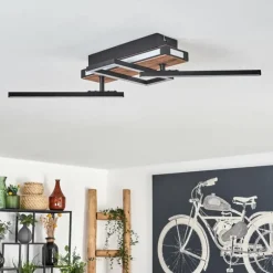 hofstein Sigersvik Plafonnier LED Écru, Noir, 1 lumière