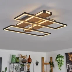 hofstein Sigersvik Plafonnier LED Écru, Noir, 1 lumière