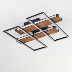 hofstein Sigersvik Plafonnier LED Écru, Noir, 1 lumière