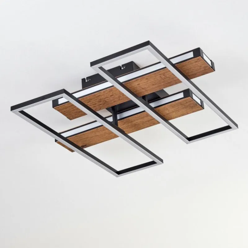 hofstein Sigersvik Plafonnier LED Écru, Noir, 1 lumière