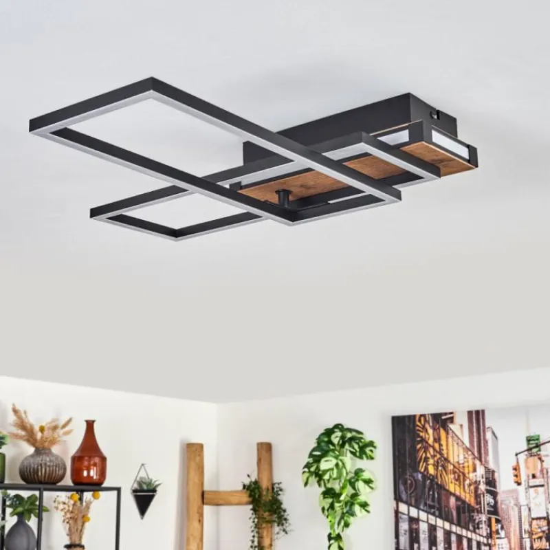 hofstein Sigersvik Plafonnier LED Écru, Noir, 1 lumière