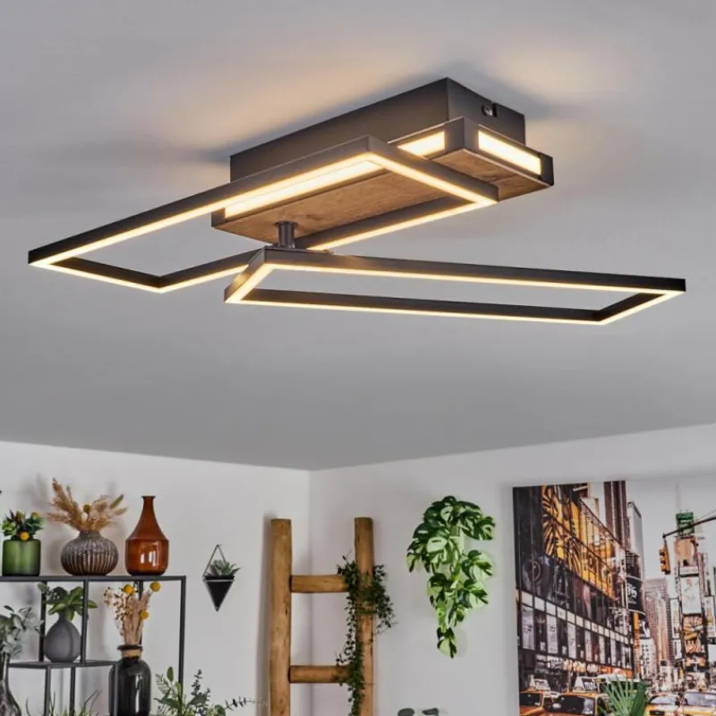 hofstein Sigersvik Plafonnier LED Écru, Noir, 1 lumière