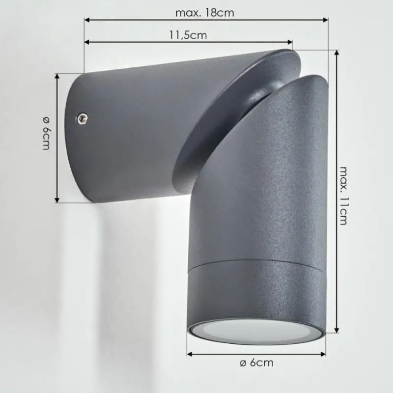 hofstein Silkeborg Lampe murale d´extérieur Anthracite, 1 lumière