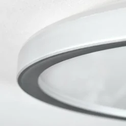 hofstein Simonstorp Plafonnier, Panel LED Argenté, Blanc, 1 lumière