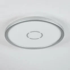 hofstein Simonstorp Plafonnier, Panel LED Argenté, Blanc, 1 lumière