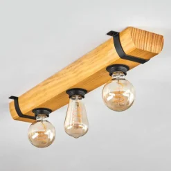 hofstein Skads Plafonnier Écru, Noir, 3 lumières