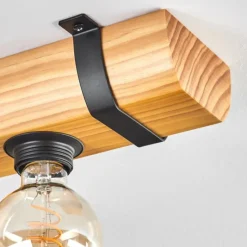 hofstein Skads Plafonnier Écru, Noir, 4 lumières