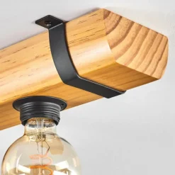 hofstein Skads Plafonnier Écru, Noir, 5 lumières