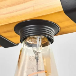 hofstein Skads Plafonnier, Spot de plafond Écru, Noir, 1 lumière