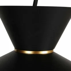 Lampes Dorées-Luminaires Steinhauer Skandina Suspension Or, Noir, 1 lumière