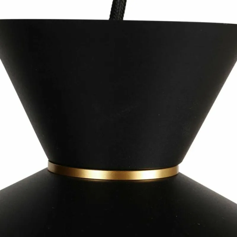 Lampes Dorées-Luminaires Steinhauer Skandina Suspension Or, Noir, 1 lumière