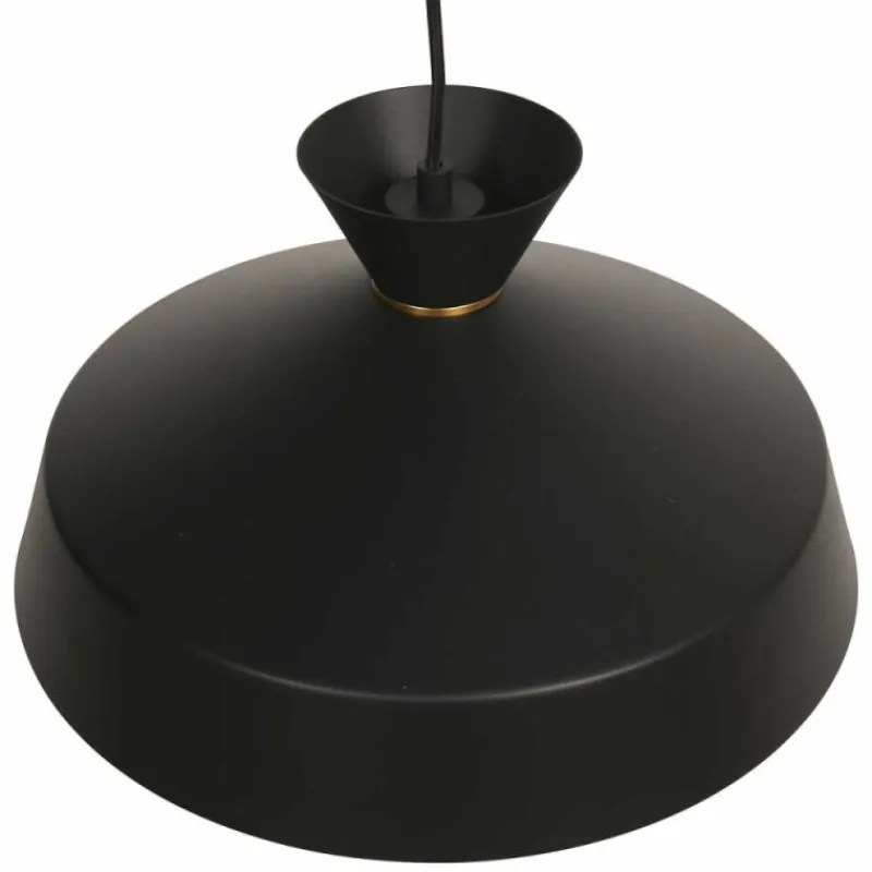 Lampes Dorées-Luminaires Steinhauer Skandina Suspension Or, Noir, 1 lumière