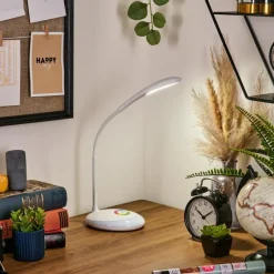 hofstein Sneslev Lampe de bureau, Lampe à poser LED Blanc, 1 lumière, Changeur de couleurs