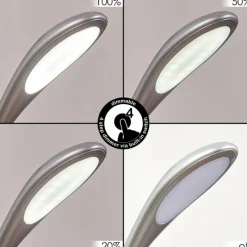 hofstein Sneslev Lampe de bureau, Lampe à poser LED Argenté, 1 lumière, Changeur de couleurs