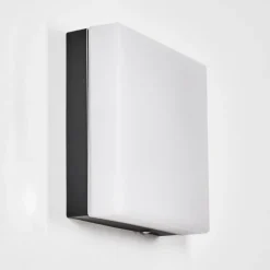 hofstein Sneslev Lampe murale d´extérieur, Applique murale Noir, 1 lumière