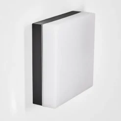 hofstein Sneslev Lampe murale d´extérieur, Applique murale Noir, 1 lumière