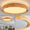 Lampes En Bois-hofstein Sofo Plafonnier LED Blanc, 1 lumière