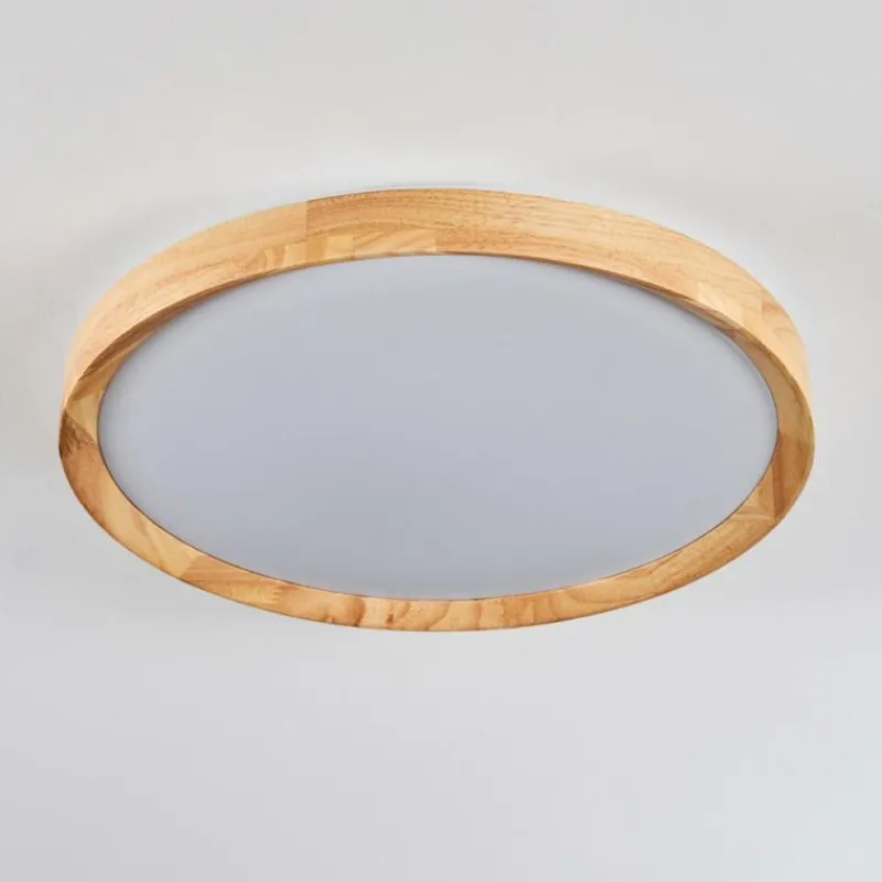 Luminaires Scandinaves-hofstein Sofo Plafonnier LED Blanc, 1 lumière, Télécommandes