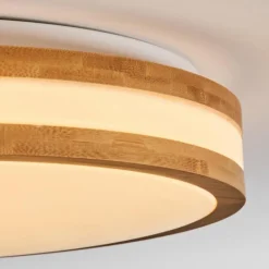 Luminaires Scandinaves-hofstein Sofo Plafonnier LED Blanc, 1 lumière, Télécommandes