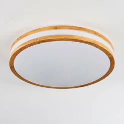 Luminaires Scandinaves-hofstein Sofo Plafonnier LED Blanc, 1 lumière, Télécommandes