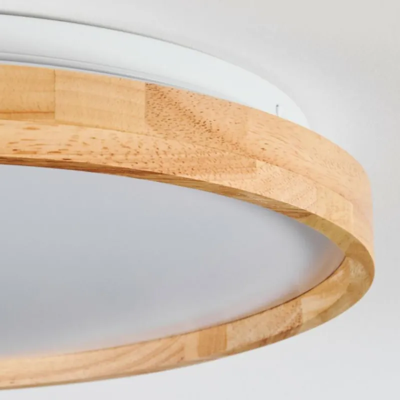 Luminaires Scandinaves-hofstein Sofo Plafonnier LED Blanc, 1 lumière, Télécommandes