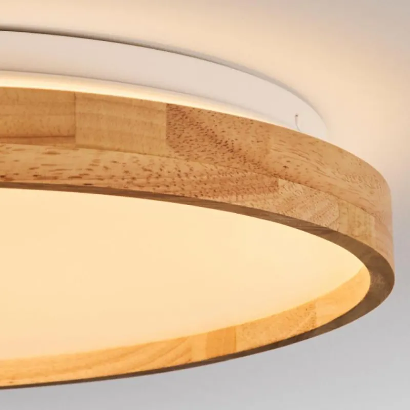 Luminaires Scandinaves-hofstein Sofo Plafonnier LED Blanc, 1 lumière, Télécommandes