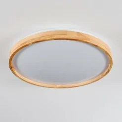 Luminaires Scandinaves-hofstein Sofo Plafonnier LED Blanc, 1 lumière, Télécommandes