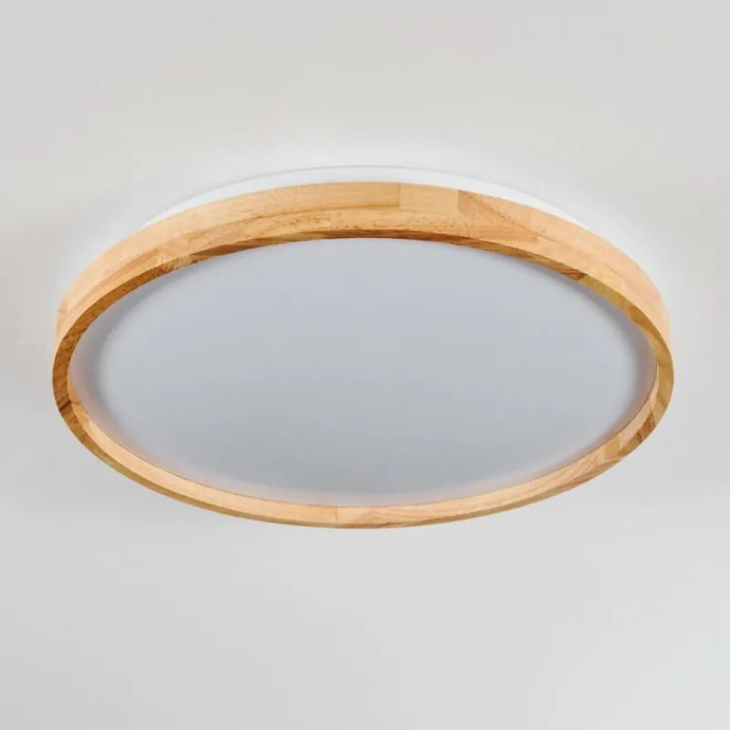 Luminaires Scandinaves-hofstein Sofo Plafonnier LED Blanc, 1 lumière, Télécommandes