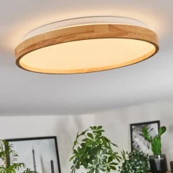 Luminaires Scandinaves-hofstein Sofo Plafonnier LED Blanc, 1 lumière, Télécommandes