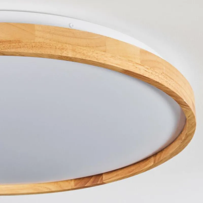 Luminaires Scandinaves-hofstein Sofo Plafonnier LED Blanc, 1 lumière, Télécommandes