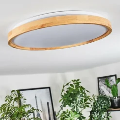 Luminaires Scandinaves-hofstein Sofo Plafonnier LED Blanc, 1 lumière, Télécommandes