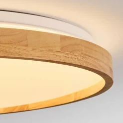 Luminaires Scandinaves-hofstein Sofo Plafonnier LED Blanc, 1 lumière, Télécommandes