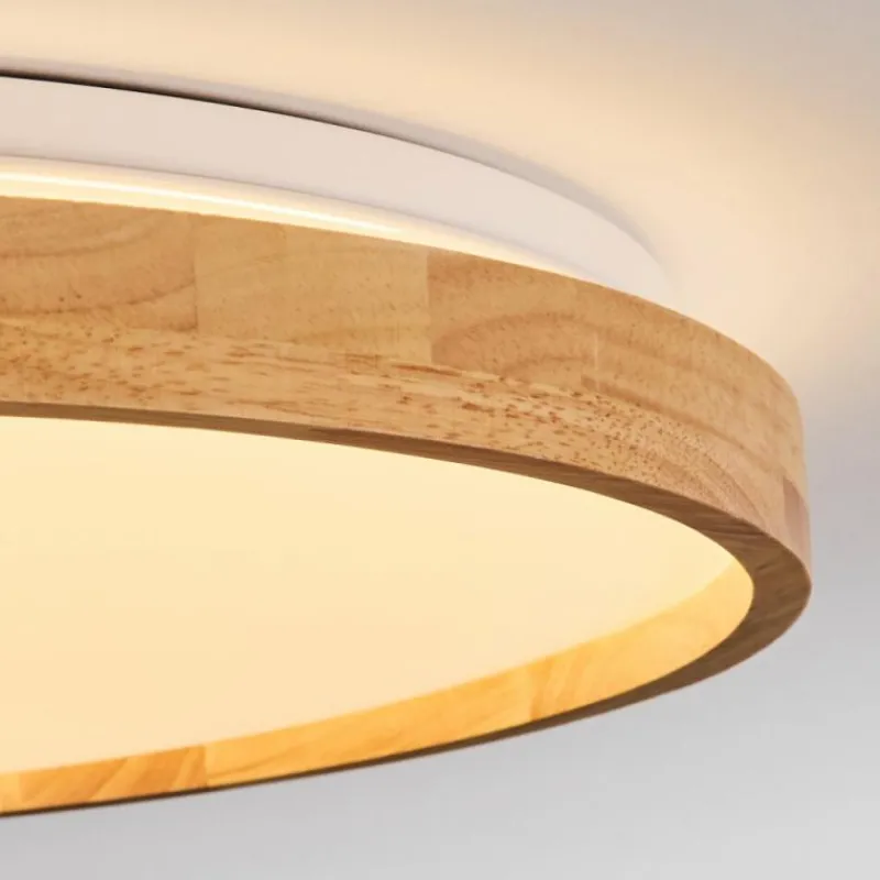 Luminaires Scandinaves-hofstein Sofo Plafonnier LED Blanc, 1 lumière, Télécommandes