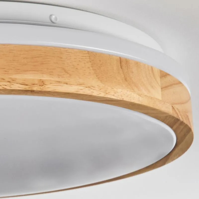 Luminaires Scandinaves-hofstein Sofo Plafonnier LED Blanc, 1 lumière, Télécommandes