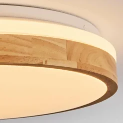 Luminaires Scandinaves-hofstein Sofo Plafonnier LED Blanc, 1 lumière, Télécommandes