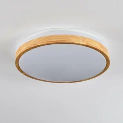 Luminaires Scandinaves-hofstein Sofo Plafonnier LED Blanc, 1 lumière, Télécommandes