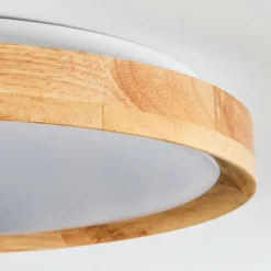 Luminaires Scandinaves-hofstein Sofo Plafonnier LED Blanc, 1 lumière, Télécommandes