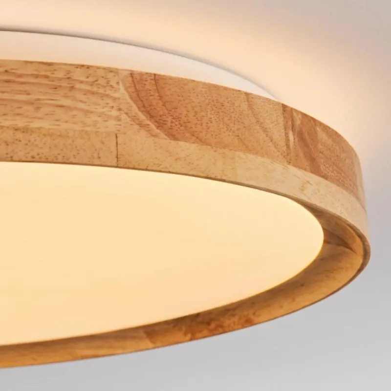 Luminaires Scandinaves-hofstein Sofo Plafonnier LED Blanc, 1 lumière, Télécommandes