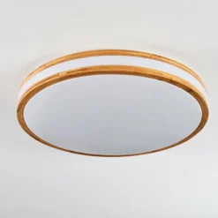 Luminaires Scandinaves-hofstein Sofo Plafonnier LED Blanc, 1 lumière, Télécommandes