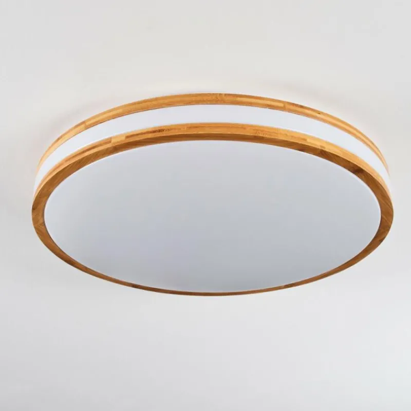 Luminaires Scandinaves-hofstein Sofo Plafonnier LED Blanc, 1 lumière, Télécommandes