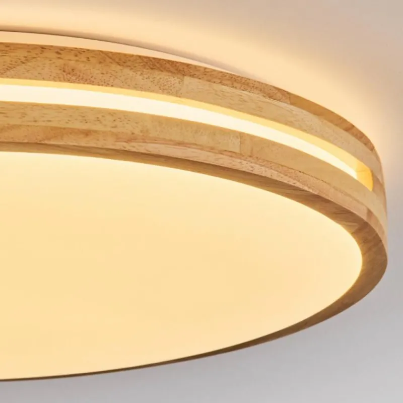 Luminaires Scandinaves-hofstein Sofo Plafonnier LED Blanc, 1 lumière, Télécommandes