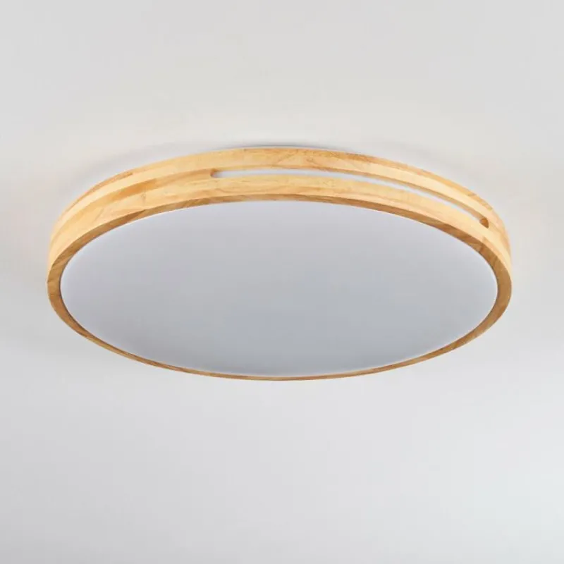 Luminaires Scandinaves-hofstein Sofo Plafonnier LED Blanc, 1 lumière, Télécommandes