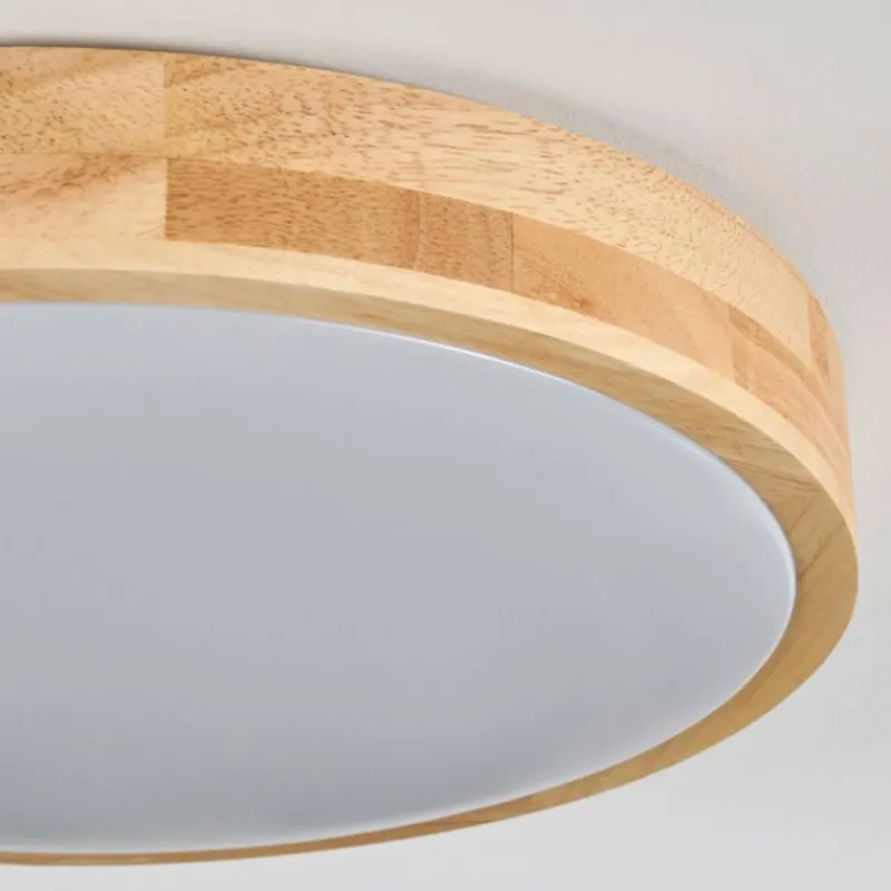 Luminaires Scandinaves-hofstein Sofo Plafonnier LED Blanc, 1 lumière, Télécommandes