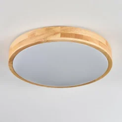 Luminaires Scandinaves-hofstein Sofo Plafonnier LED Blanc, 1 lumière, Télécommandes