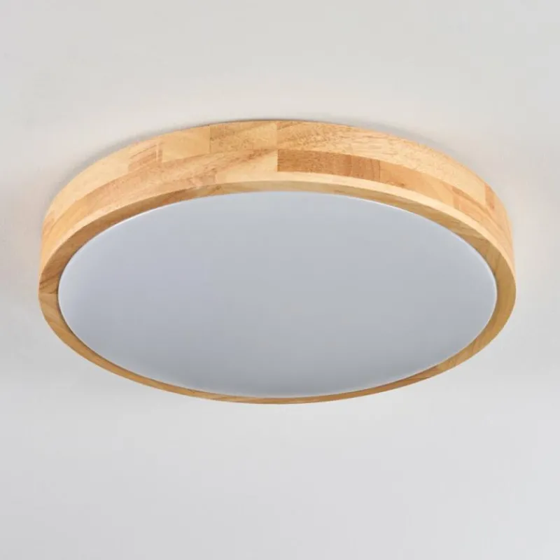 Luminaires Scandinaves-hofstein Sofo Plafonnier LED Blanc, 1 lumière, Télécommandes