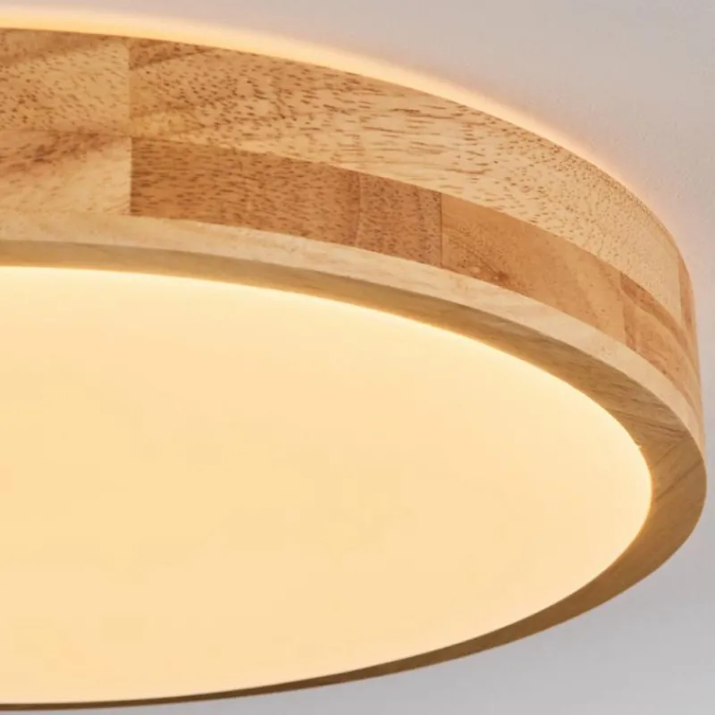 Luminaires Scandinaves-hofstein Sofo Plafonnier LED Blanc, 1 lumière, Télécommandes