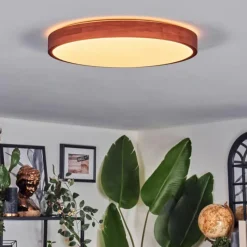 Luminaires Scandinaves-hofstein Sofo Plafonnier LED Écru, 1 lumière, Télécommandes